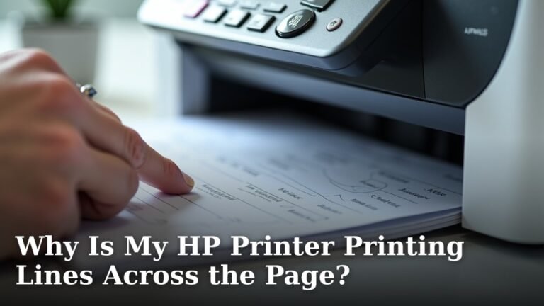 Why Is My HP Printer Printing Lines Across the Page?